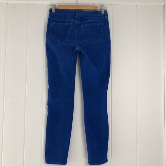 J. Crew Womens Toothpick Blue Cords Size 26 - Picture 2 of 8